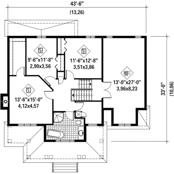 Country House Plan Second Floor - Vashon Country Home 126D-0667 - Shop House Plans and More