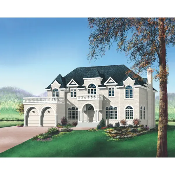 Victorian House Plan Front of Home - VanBeek Luxury Home 126D-0669 - Shop House Plans and More