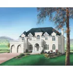 Victorian House Plan Front of Home - VanBeek Luxury Home 126D-0669 - Shop House Plans and More