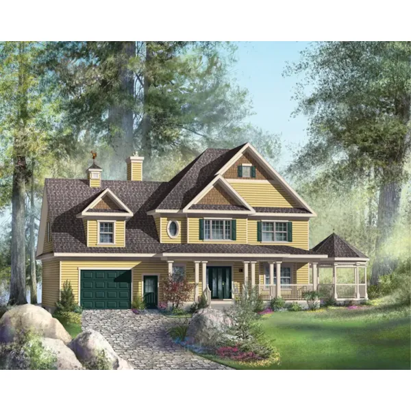 Country House Plan Front of Home - Lydia Lane Country Victorian Home 126D-0670 - Shop House Plans and More