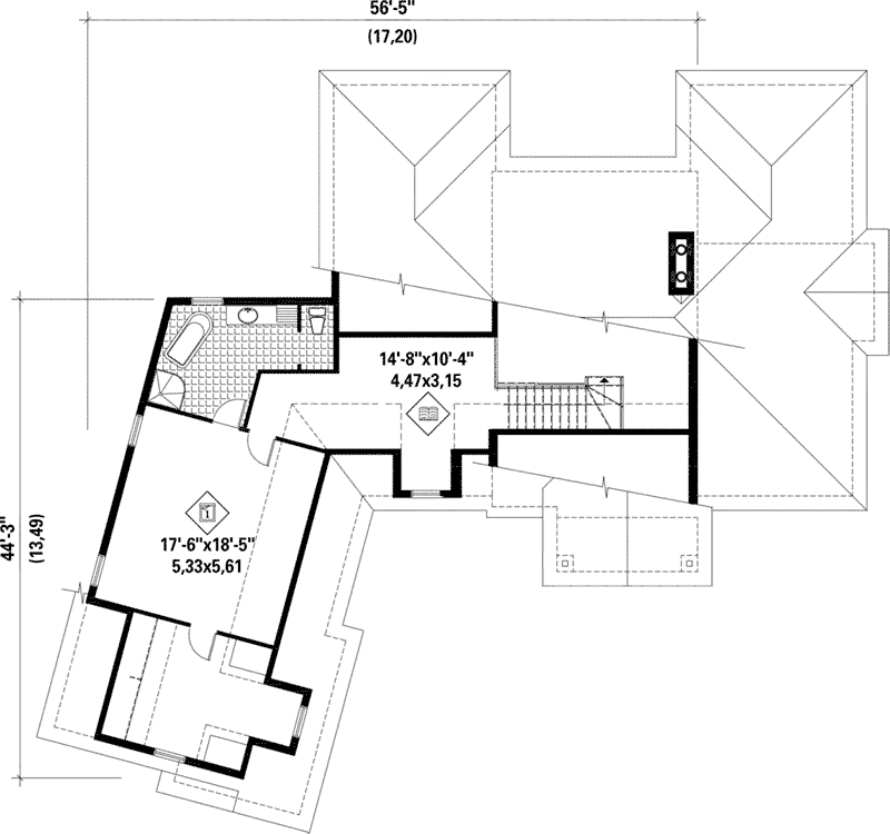 Country House Plan Second Floor - Bellmont Place Luxury Home 126D-0672 - Search House Plans and More