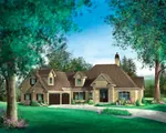 Country House Plan Front of Home - Bellmont Place Luxury Home 126D-0672 - Search House Plans and More