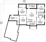 Country House Plan Lower Level Floor - Bellmont Place Luxury Home 126D-0672 - Search House Plans and More