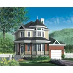 Cape Cod & New England House Plan Front of Home - Fowler Hill Country Home 126D-0675 - Search House Plans and More