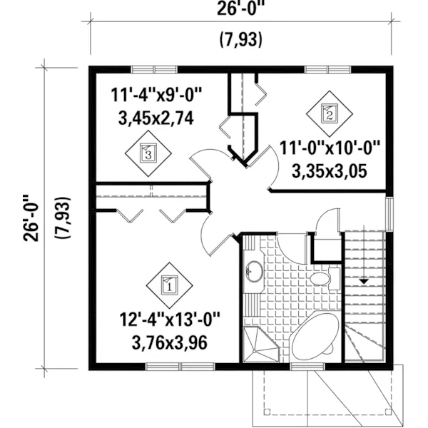 Victorian House Plan Second Floor - Westwinds Traditional Home 126D-0678 - Shop House Plans and More