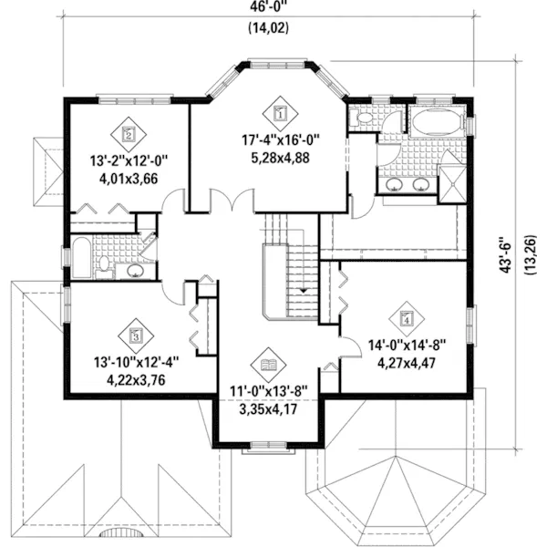 European House Plan Second Floor - Provence Pointe Luxury Home 126D-0689 - Shop House Plans and More