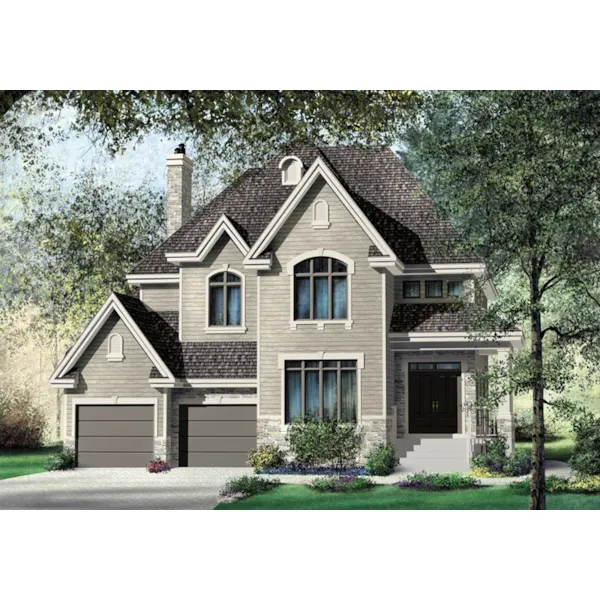 European House Plan Front of Home - Octavia Bay European Home 126D-0690 - Shop House Plans and More