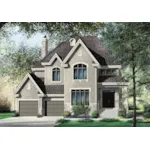 European House Plan Front of Home - Octavia Bay European Home 126D-0690 - Shop House Plans and More