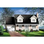 Farmhouse Plan Front of Home - Morrow Country Home 126D-0693 - Shop House Plans and More