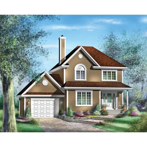 Country House Plan Front of Home - Redwood Country Home 126D-0703 - Shop House Plans and More