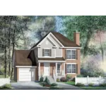 Country French House Plan Front of Home - Simpson Traditional Home 126D-0712 - Shop House Plans and More