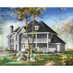 Country French House Plan Front of Home - Ladarius Traditional Home 126D-0714 - Shop House Plans and More