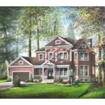 Victorian House Plan Front of Home - Florencia Hill Luxury Home 126D-0735 - Search House Plans and More