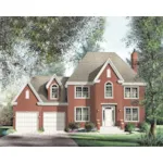 Traditional House Plan Front of Home - Plummer Path Traditional Home 126D-0743 - Shop House Plans and More