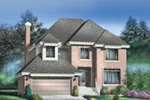 European House Plan Front of Home - Rufus Contemporary Home 126D-0745 - Shop House Plans and More