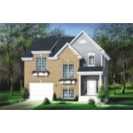 Country French House Plan Front of Home - Todforth Neoclassical Home 126D-0747 - Shop House Plans and More