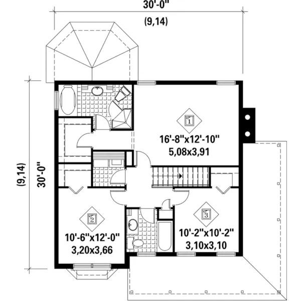 Country House Plan Third Floor - Tree Farm Country Farmhouse 126D-0755 - Shop House Plans and More