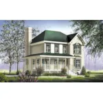 Country House Plan Front of Home - Tree Farm Country Farmhouse 126D-0755 - Shop House Plans and More