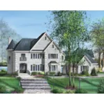 Country French House Plan Front of Home - DeSoto Bay Luxury Home 126D-0761 - Search House Plans and More