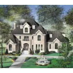 European House Plan Front of Home - Enright Falls European Home 126D-0767 - Search House Plans and More