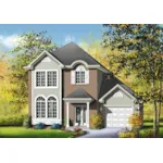 Country House Plan Front of Home - Roth Ridge Traditional Home 126D-0773 - Shop House Plans and More