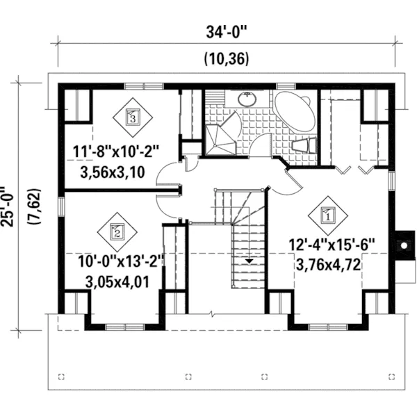 Country House Plan Second Floor - Skipperville Country Home 126D-0774 - Shop House Plans and More