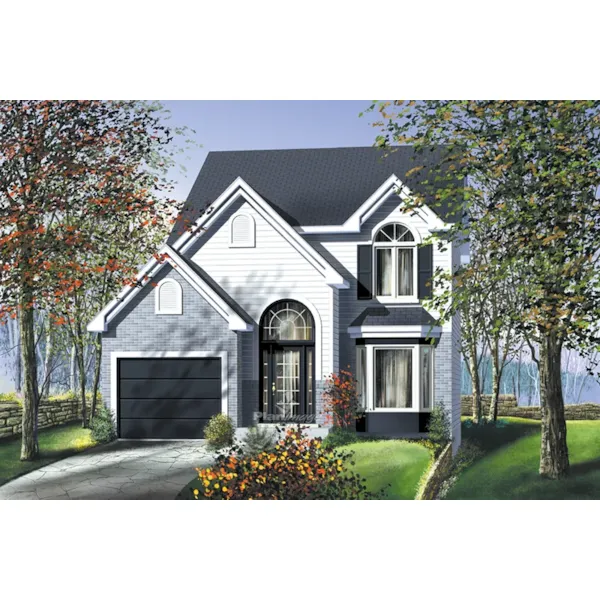 Country French House Plan Front of Home - Flinstone Traditional Home 126D-0784 - Search House Plans and More