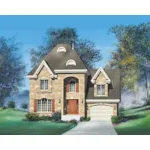 Traditional House Plan Front of Home - Edmonds Bay Traditional Home 126D-0785 - Search House Plans and More