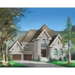 Country House Plan Front of Home - Devan European Home 126D-0786 - Search House Plans and More