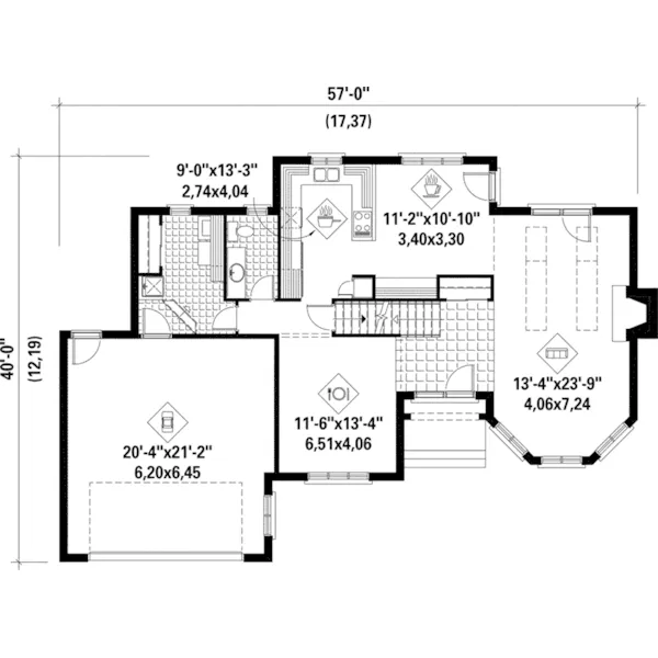 Country House Plan First Floor - Robb Hill Victorian Home 126D-0798 - Shop House Plans and More