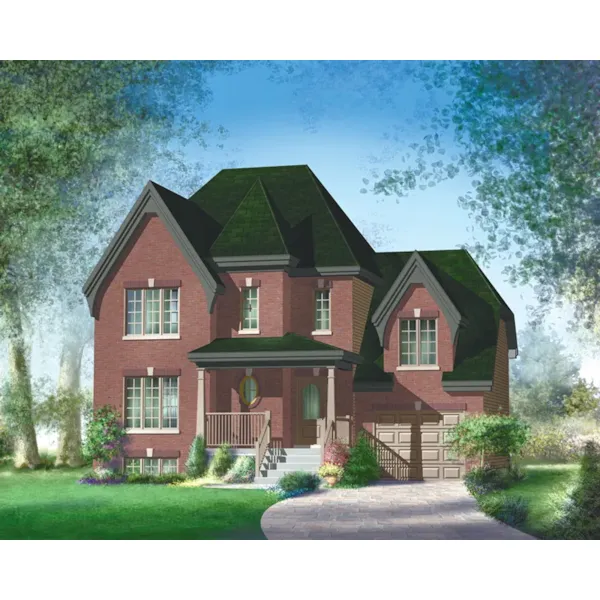 Country House Plan Front of Home - Ingram Hill Traditional Home 126D-0803 - Search House Plans and More