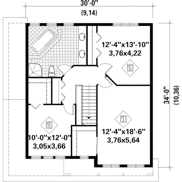 Country House Plan Second Floor - Liebig Creek Country Home 126D-0804 - Shop House Plans and More