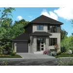 European House Plan Front of Home - Lexa Prairie Modern Home 126D-0805 - Shop House Plans and More