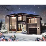 Contemporary House Plan Front of Home - Christmas Creek Modern Home 126D-0817 - Search House Plans and More