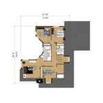 European House Plan 3D Second Floor - Morgan Lane Country Home 126D-0824 - Shop House Plans and More