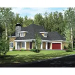 European House Plan Front of Home - Morgan Lane Country Home 126D-0824 - Shop House Plans and More