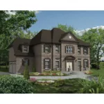 Country French House Plan Front of Home - Thistle Woods Luxury Home 126D-0829 - Shop House Plans and More