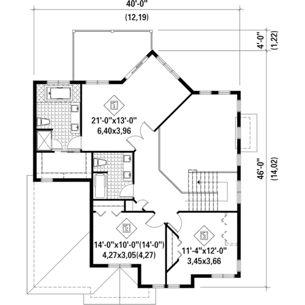 European House Plan Second Floor - Kenneth Park Neoclassical Home 126D-0836 - Search House Plans and More