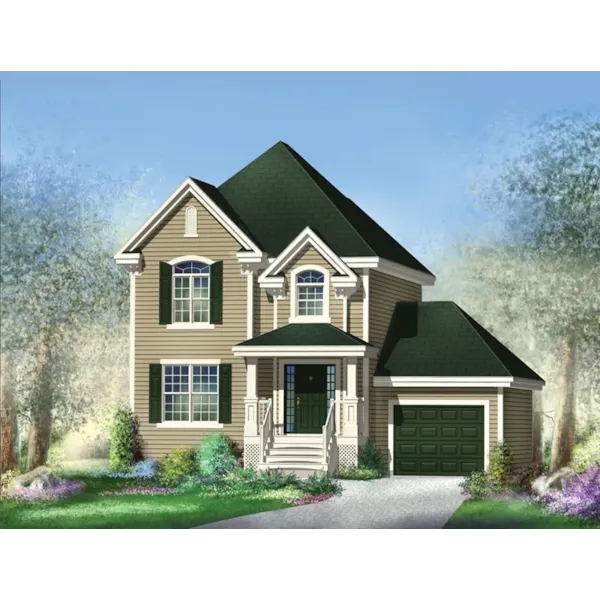 European House Plan Front of Home - Wyattdale Traditional Home 126D-0843 - Shop House Plans and More