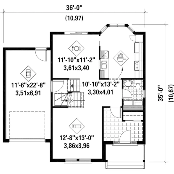 Victorian House Plan First Floor - McDonnal Neoclassical Home 126D-0867 - Shop House Plans and More