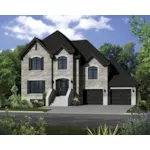 European House Plan Front of Home - Sherbourne Traditional Home 126D-0869 - Shop House Plans and More