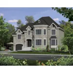 Victorian House Plan Front of Home - Sherberg European Home 126D-0870 - Shop House Plans and More