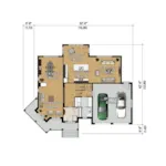 Victorian House Plan 3D First Floor - Clarence Mill Country Home 126D-0881 - Search House Plans and More