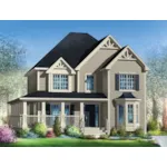 Country House Plan Front of Home - Sawgrass Craftsman Home 126D-0897 - Shop House Plans and More