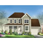 Country House Plan Front of Home - Silver Maple Country Home 126D-0901 - Shop House Plans and More