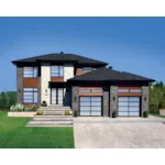 Mountain House Plan Front of Home - Sopko Modern Prairie Home 126D-0903 - Shop House Plans and More