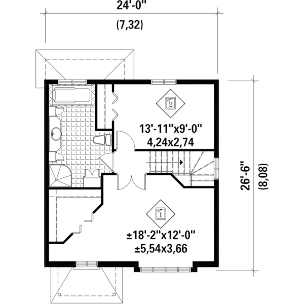 Country House Plan Second Floor - Bay Cove Traditional Home 126D-0911 - Search House Plans and More