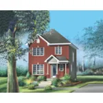 Traditional House Plan Front of Home - Rowan Bay Traditional Home 126D-0919 - Shop House Plans and More