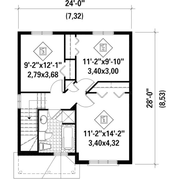 Country French House Plan Second Floor - Tyler Traditional Home 126D-0924 - Shop House Plans and More