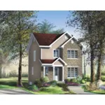 Country French House Plan Front of Home - Tyler Traditional Home 126D-0924 - Shop House Plans and More